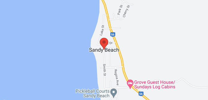 map of 125 SANDY BEACH